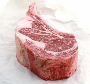 WAGYU - tomahawk (vysoký roštěnec s kostí), mramorování: aa6+, BÝK