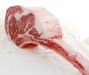WAGYU - tomahawk (vysoký roštěnec s kostí), mramorování: aa6+, BÝK